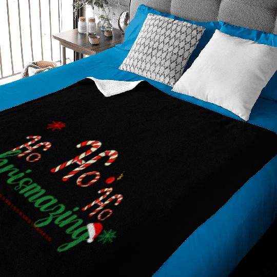 HO HO HO Baby Blankets