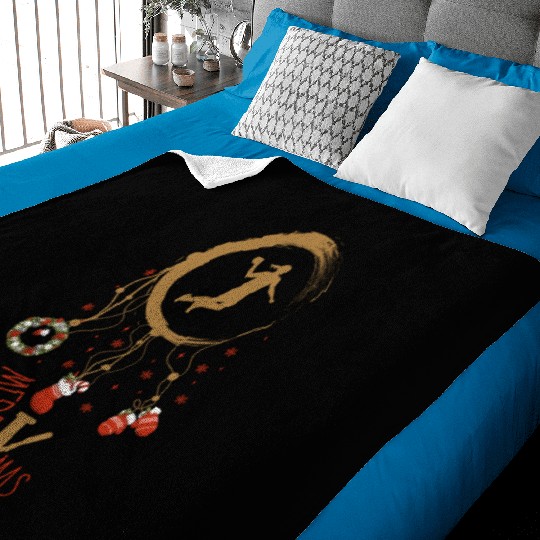 Winter dreamcatcher Christmas Handball girl Baby Blankets