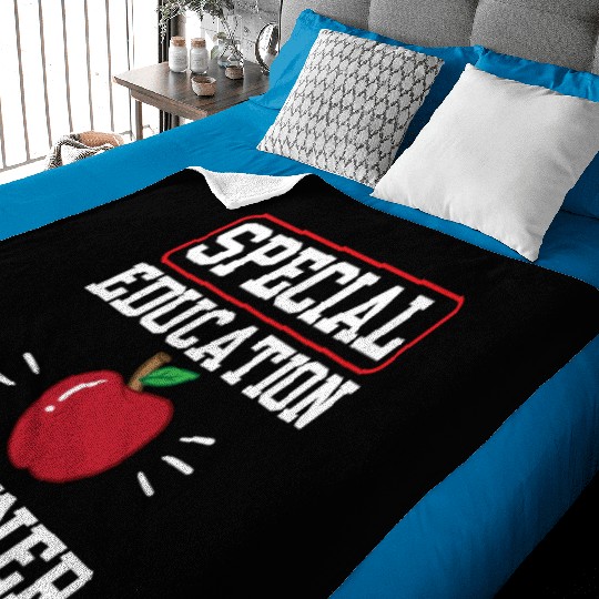 Special Education Trainer Sped Teacher Awareness Baby Blankets