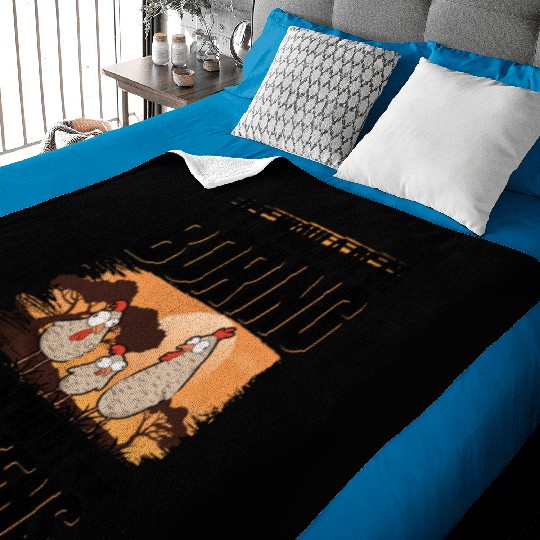 Chickens Gift Farmer Chicken Coop Baby Blankets