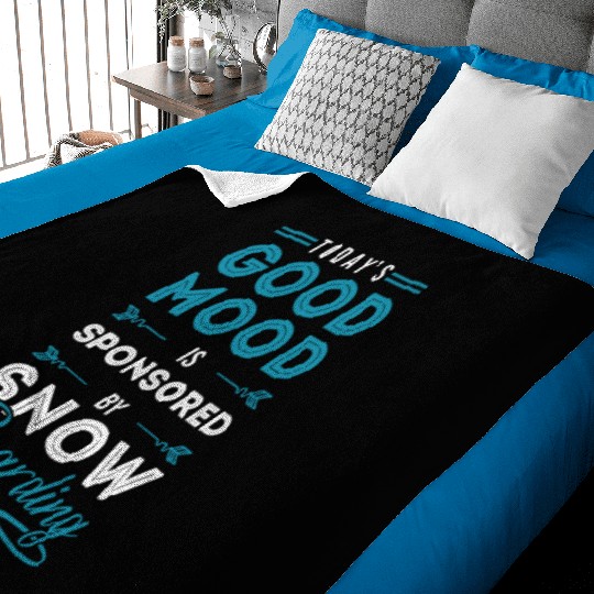 Snowboarders Winter Winter Sports Freestyle Baby Blankets