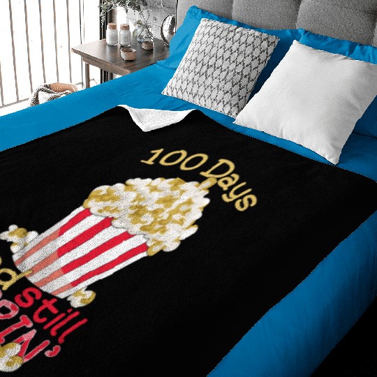 Teacher Student 100th Day 100 Days Of School Pop Baby Blankets