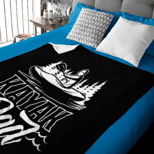 Kayak Dad Lover Hobby Kayaking Kayakist Baby Blankets