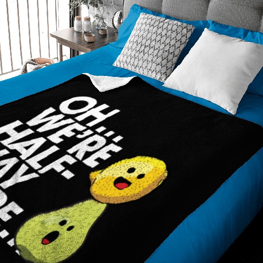 Lemon on a Pear Baby Blankets