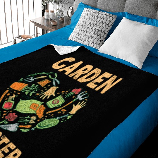 Garden Gangster Flower Enthusiast Baby Blankets