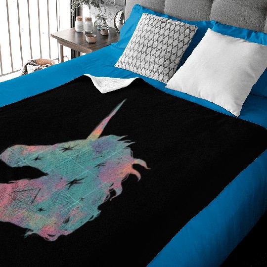 Unicorn Stars Baby Blankets