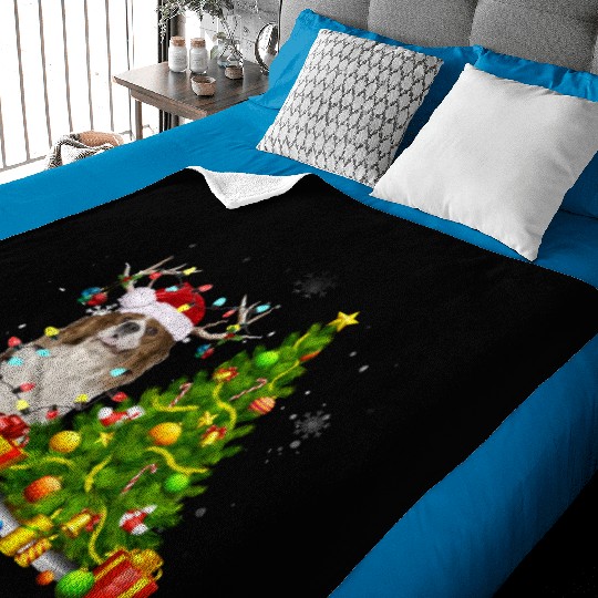 Cavalier King Charles Spaniel Christmas Dog Lover Baby Blankets