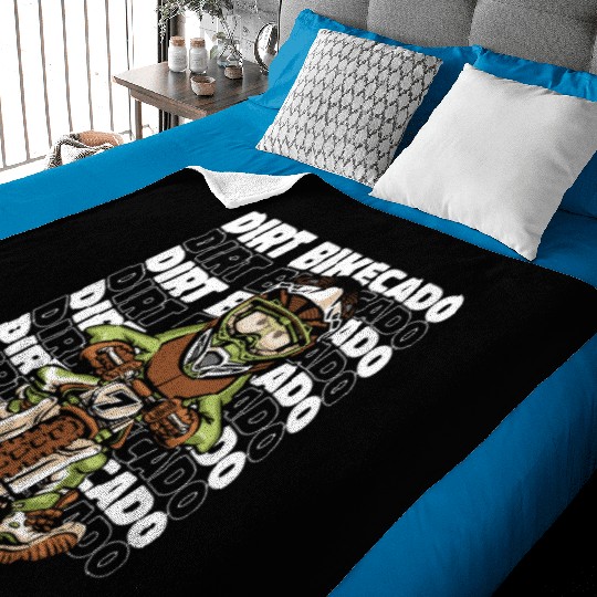 Dirt Bike Mx Motocross Supermoto Avocado Baby Blankets