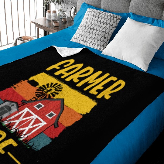 Farmer Life Agriculture Local Farmer Baby Blankets