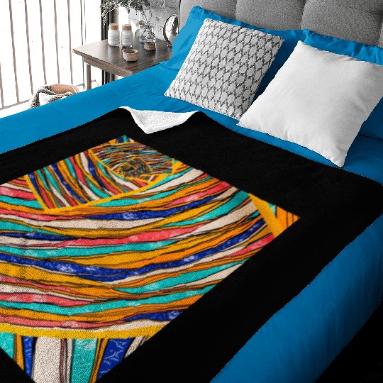 Neon Rainbow Retro 2023 NewYear Vintage Stronger Baby Blankets