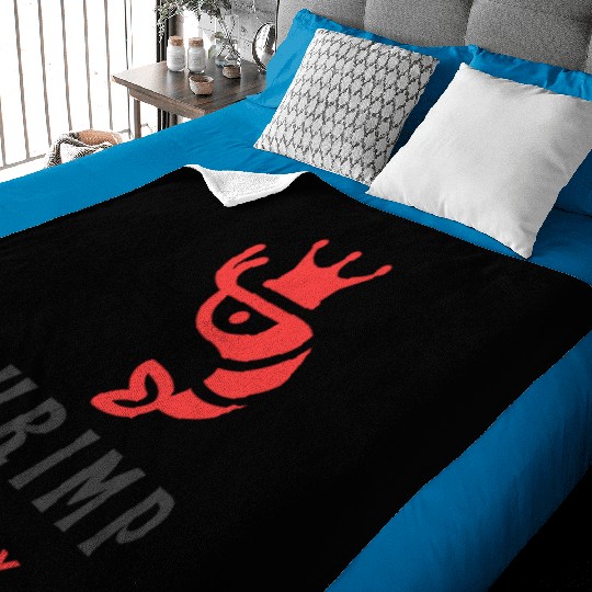 shrimp daddy Baby Blankets