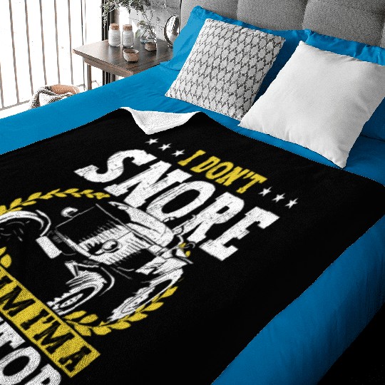 Farming Farmer Vintage Tractor I Baby Blankets