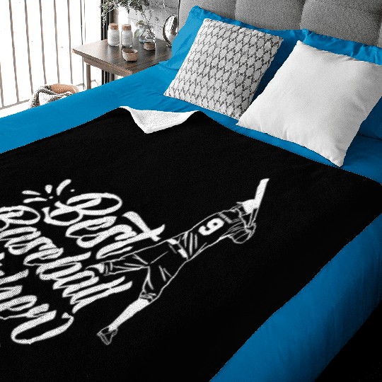 Best Baseball Pitcher Ever Player Sayings Hobby Baby Blankets