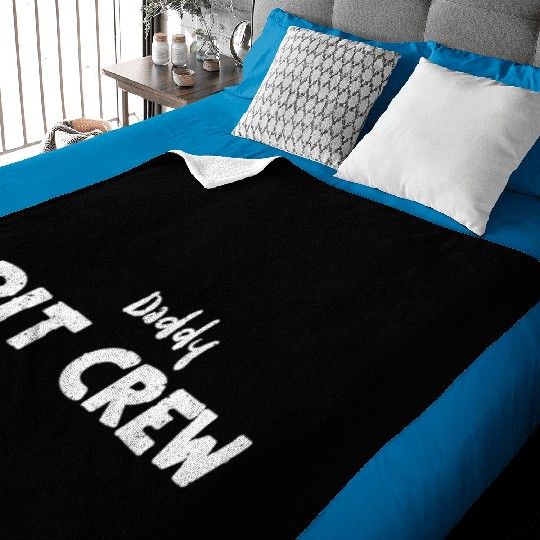 Daddy Pit Crew - Birthday Baby Blankets