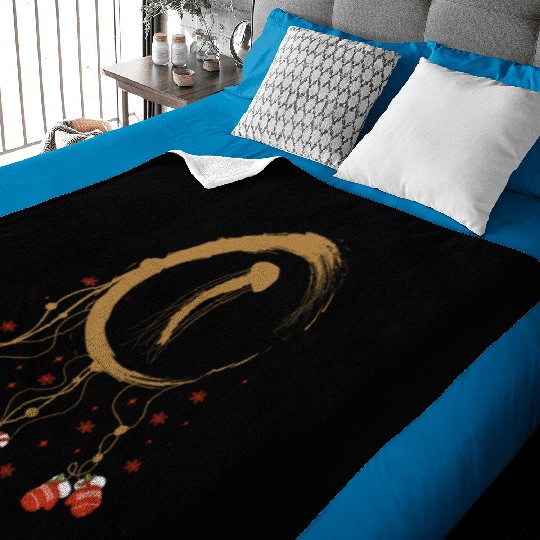 Winter dreamcatcher Christmas Jellyfish Baby Blankets
