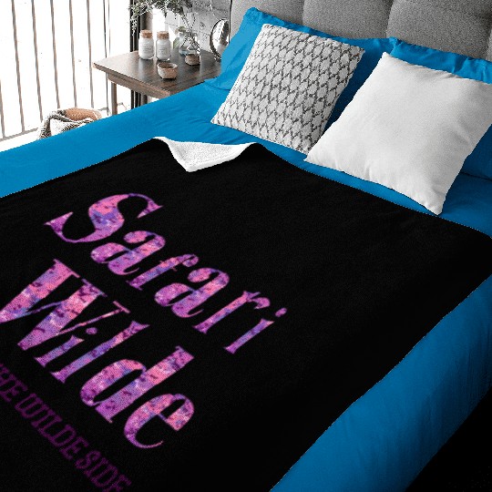 Safari Wilde Camo Dirt Pink Baby Blankets