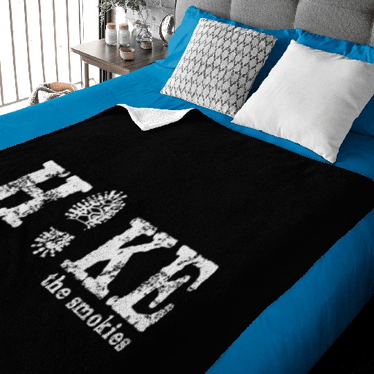 Hike The Great Smoky Mountains Baby Blankets