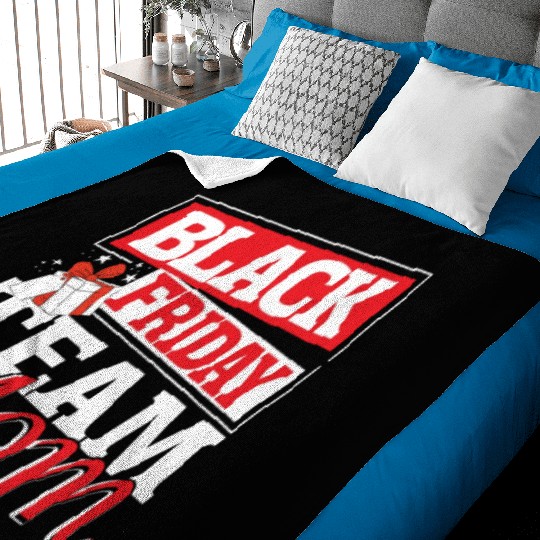 Black Friday Team Mom Baby Blankets
