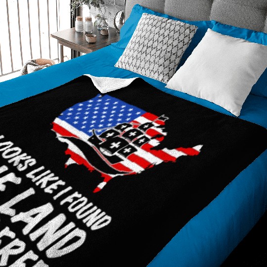 Columbus Day 1492 Baby Blankets