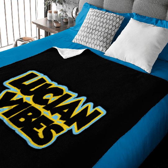 Lucian Vibes (Black) Baby Blankets