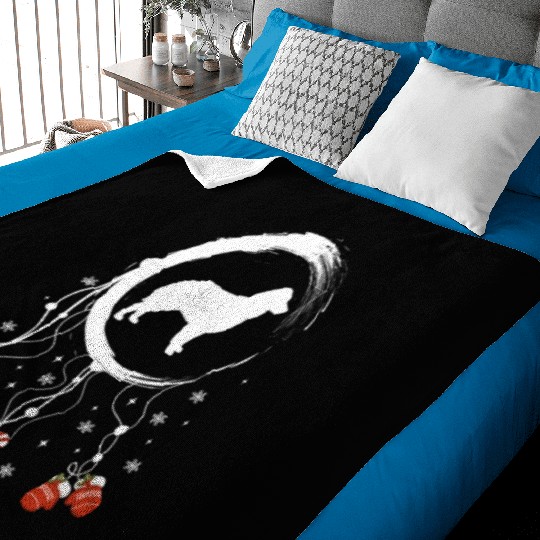 dog dreamcatcher Christmas Australian Shepherd Baby Blankets