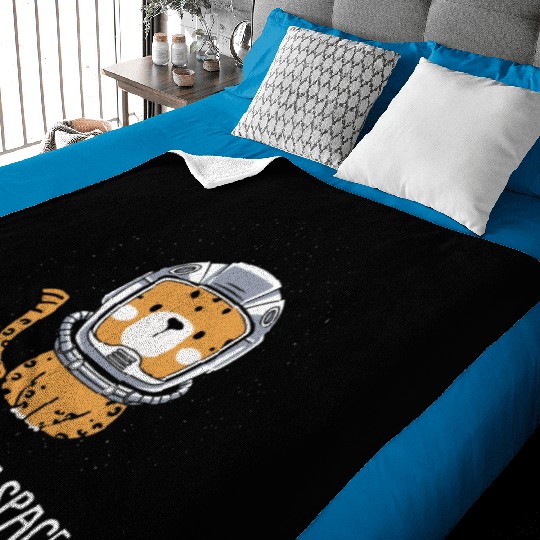 Jaguar Astronaut I Need More Space Baby Blankets