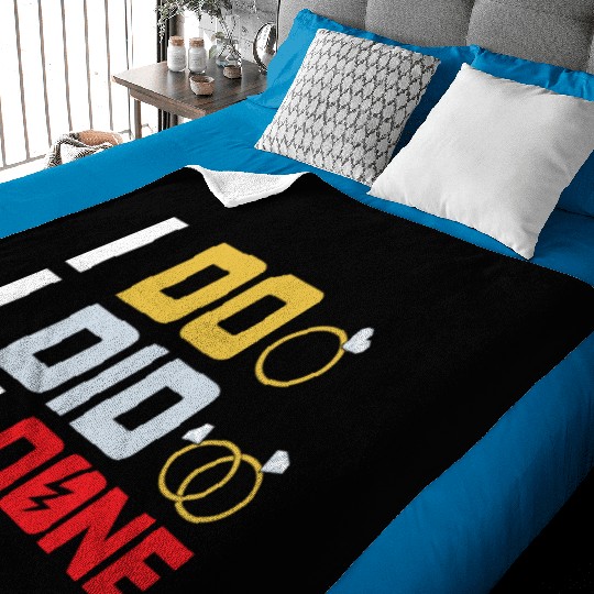 I Do, I Did, I'm Done Divorce Women Divorcee Baby Blankets