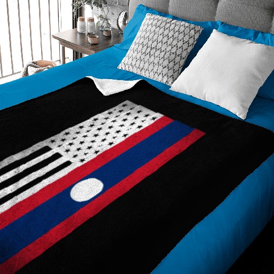 Laos Design for proud Lao Americans Baby Blankets