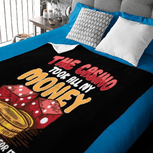 Poker Casino Poker Player Gambling Roulette Gift Baby Blankets