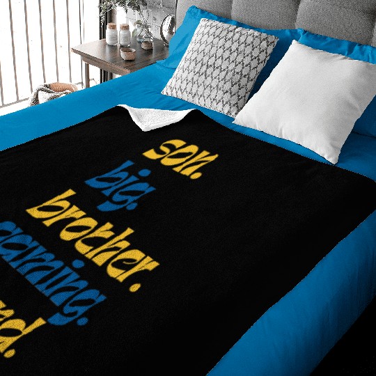 SON BROTHER GAMING LEGEND for gamer typography Baby Blankets