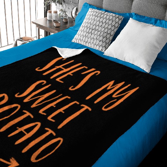 She's My Sweet Potato | I Yam Baby Blankets