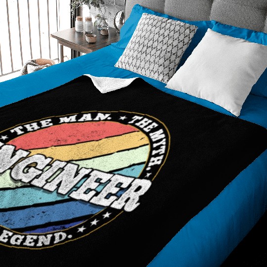 Engineer. The man. The myth. The legend. Baby Blankets