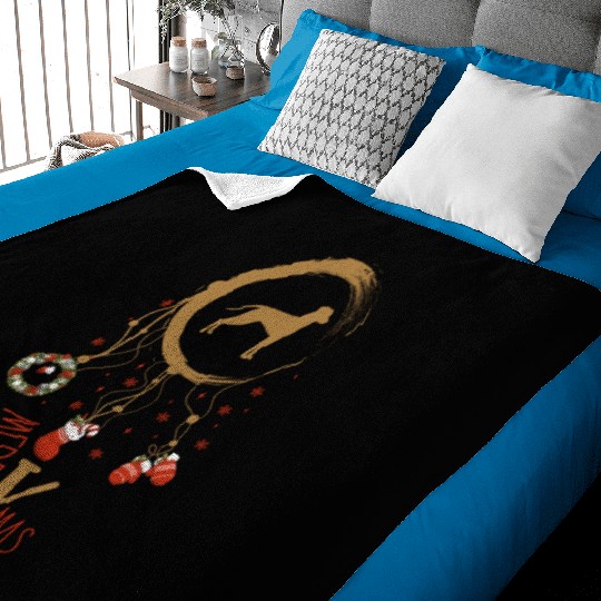 dog dreamcatcher Christmas Dalmatian Baby Blankets