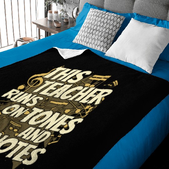 Music Teacher Baby Blankets