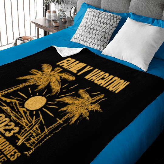 Family Vacation 2023 Making Memories Baby Blankets