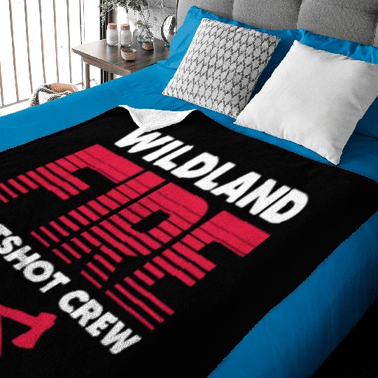 Wildland Fire Hotshot Crew Baby Blankets