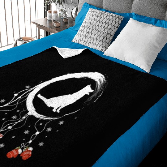 dog dreamcatcher Christmas German Shepherd Baby Blankets