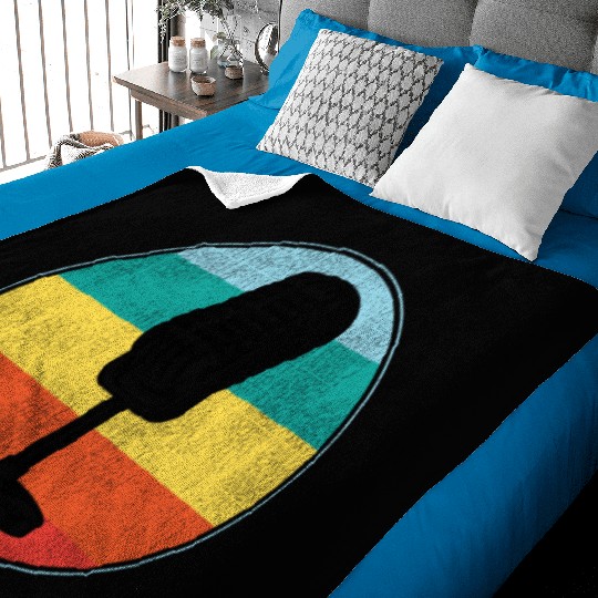 Karaoke Singer Microphone Vocalist Baby Blankets