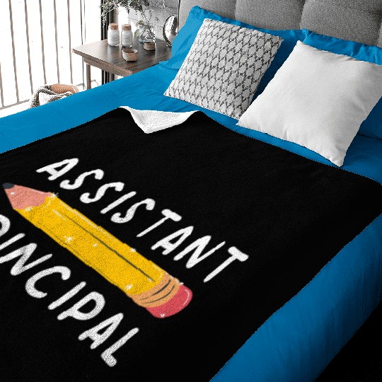 Assistant Principal Baby Blankets
