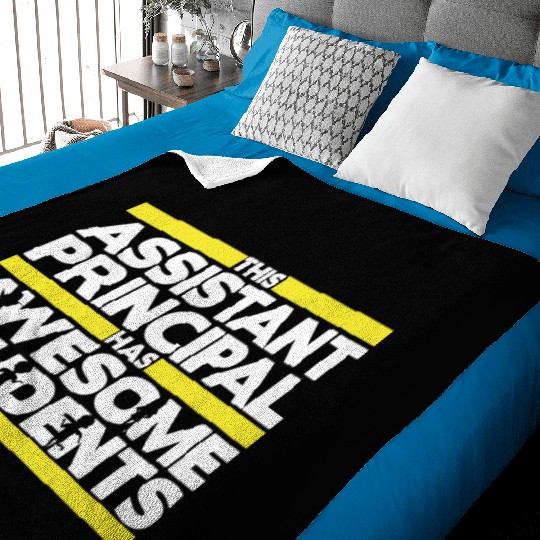 Assistant Principal Baby Blankets