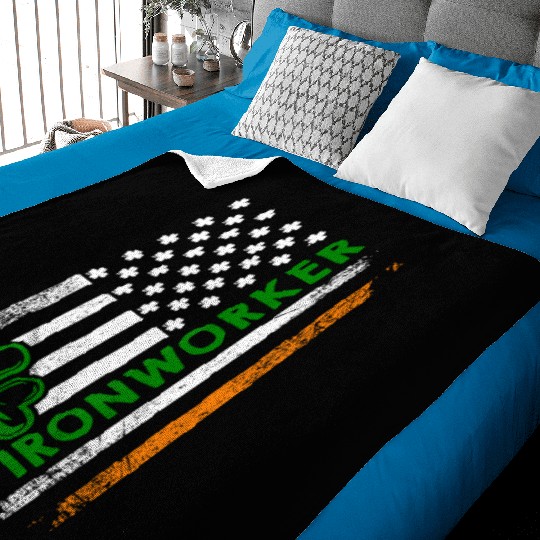 Im An Irish Ironworker Ironworker Baby Blankets