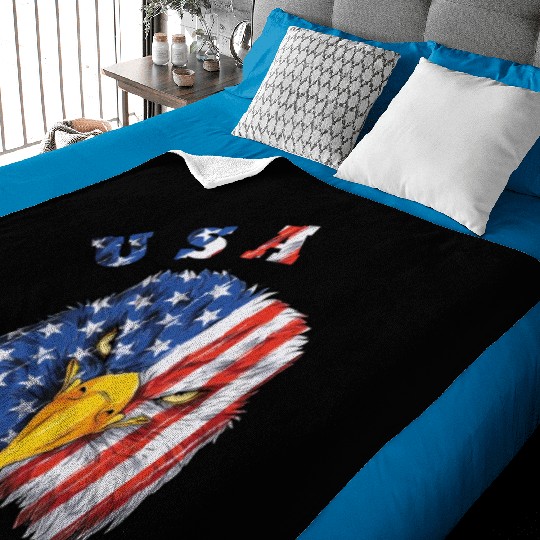 USA - Bald Eagle Baby Blankets