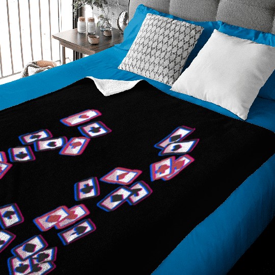 Playing card card game board game Baby Blankets