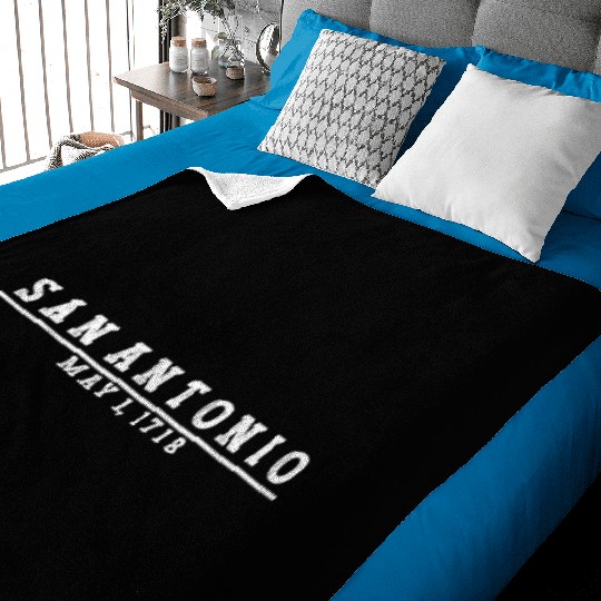 San Antonio date T Baby Blankets