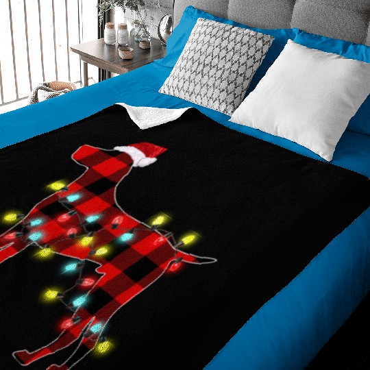 German Shorthaired Pointer Christmas Dog Lover Baby Blankets