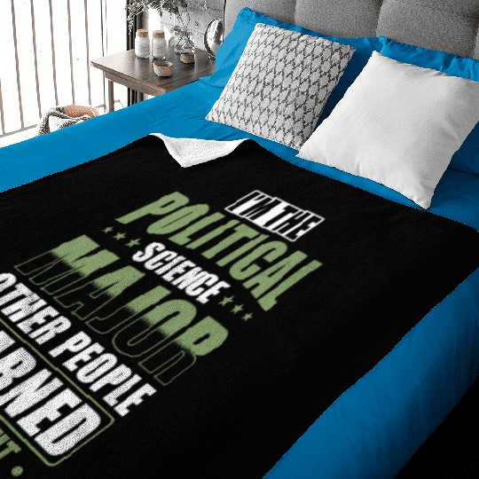 Political Science Major Baby Blankets