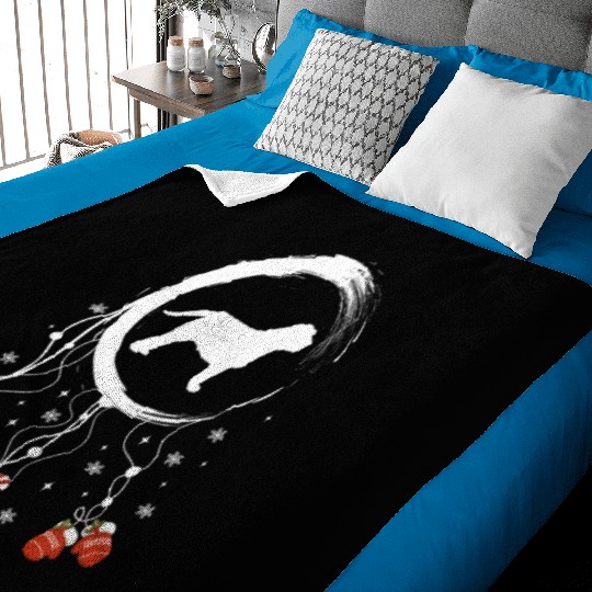 dog dreamcatcher Christmas Otterhound Baby Blankets