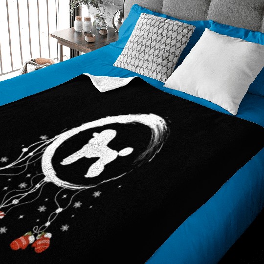 dog dreamcatcher Christmas Poodle Baby Blankets