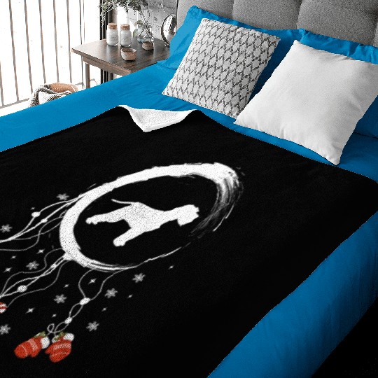 dog dreamcatcher Christmas Schnauzer Baby Blankets