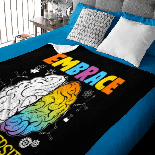 Neurodiversity - Embrace ADHD Autism ASD Baby Blankets